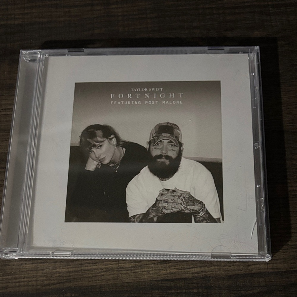 Taylor Swift Fortnight CD - Black and White Cover
